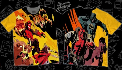 Футболки с полной запечаткой: hellboy (4)